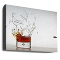 Shot of Whisky by Lex Augusteijn | Broken Glass Drama, Large Canvas Wall Art Print | Artsy Earth