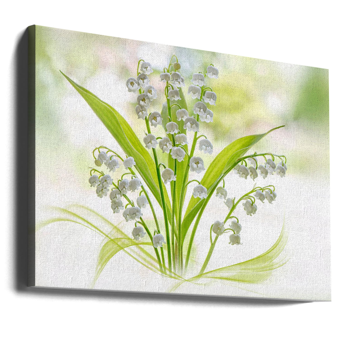 Lily of the Valley by Jacky Parker | Spring Floral Macro, Large Canvas Wall Art Print | Artsy Earth