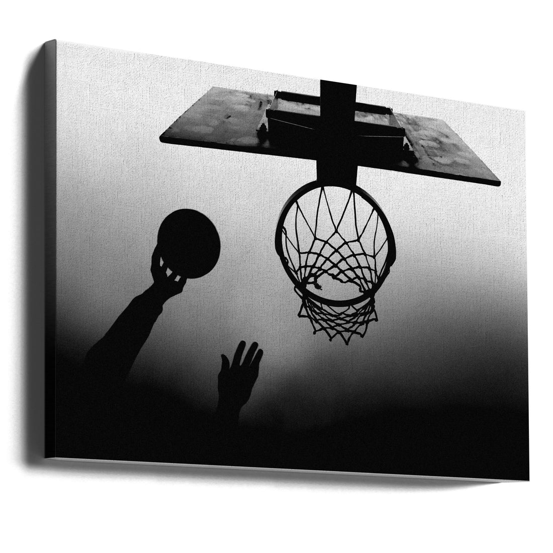 Basketball Action by Paulo Medeiros | Minimalist Basketball Sport, Large Canvas Wall Art Print | Artsy Earth