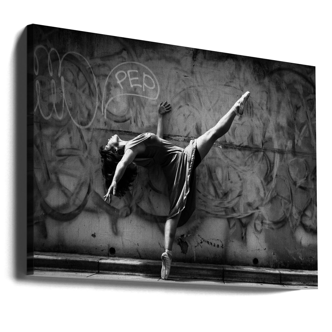 Ballet Street Dance by Toru Matsunaga | Graceful Dance Performance, Large Canvas Wall Art Print | Artsy Earth