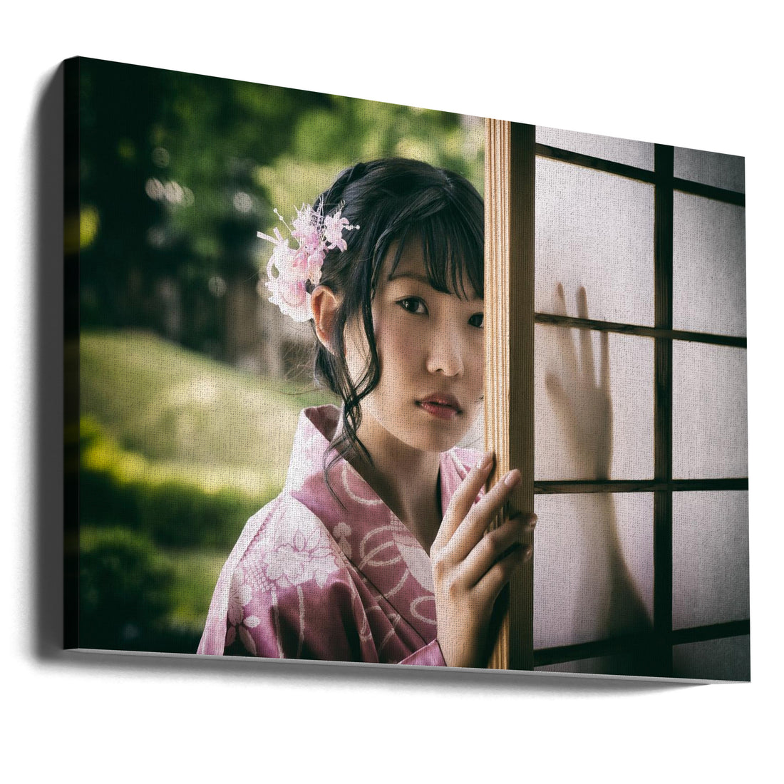 Paper Sliding Door by 7 Flavor C/p | Japanese Traditional Window, Large Canvas Wall Art Print | Artsy Earth