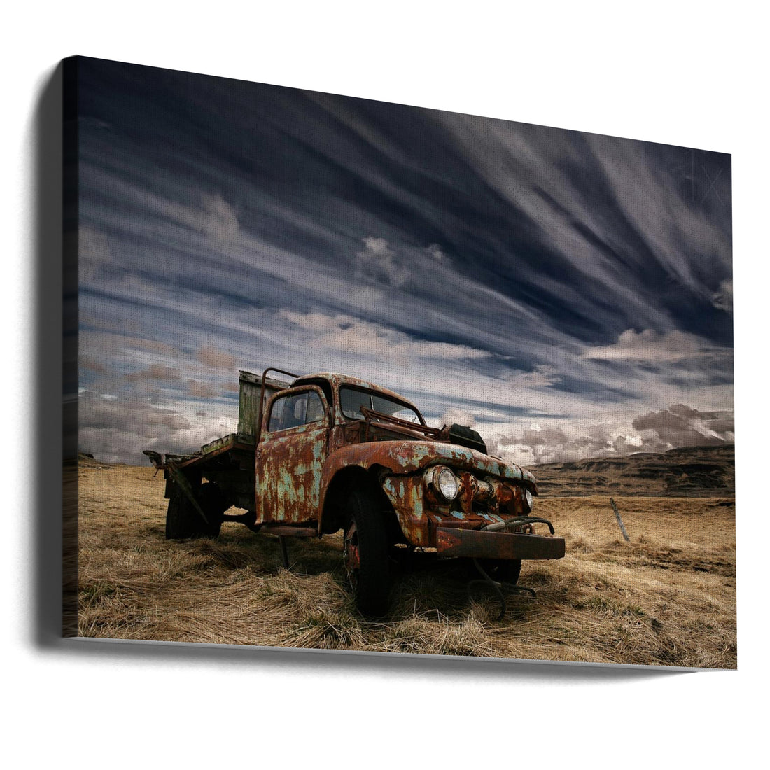 Rusty Abandoned Car by Þorsteinn H. Ingibergsson | Decaying Vehicle Landscape, Large Canvas Wall Art Print | Artsy Earth