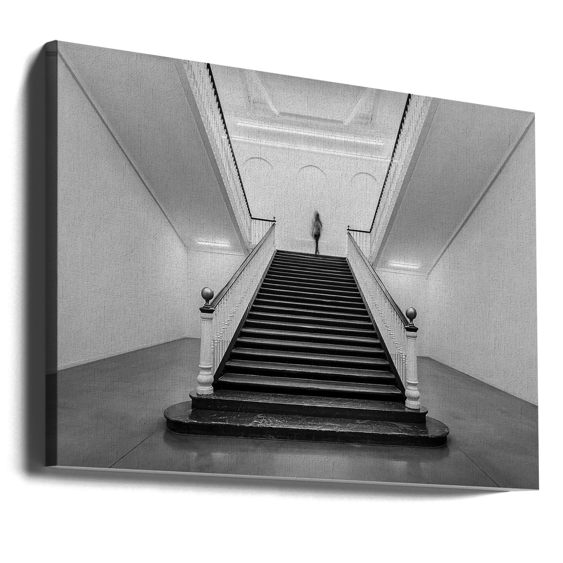 Modern Architecture Steps by Ritxard Perez | Black And White Architecture, Large Canvas Wall Art Print | Artsy Earth