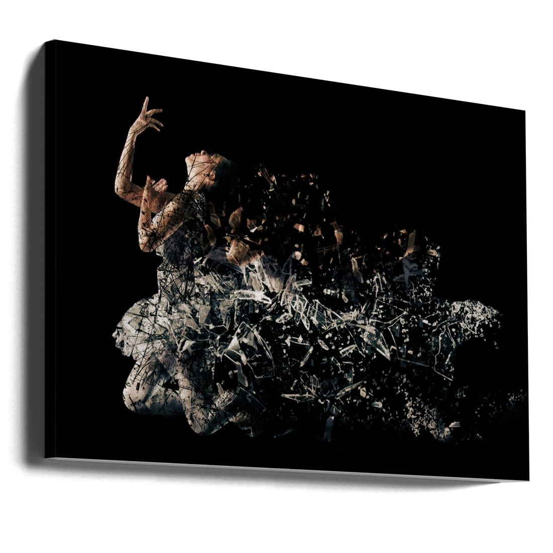 Dark Ballet Break by Rullyanto Wibisono | Surreal Dance Performance, Large Canvas Wall Art Print | Artsy Earth