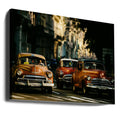 Morning Light Drive by Gina Buliga | Vintage Cuban Cars, Large Canvas Wall Art Print | Artsy Earth