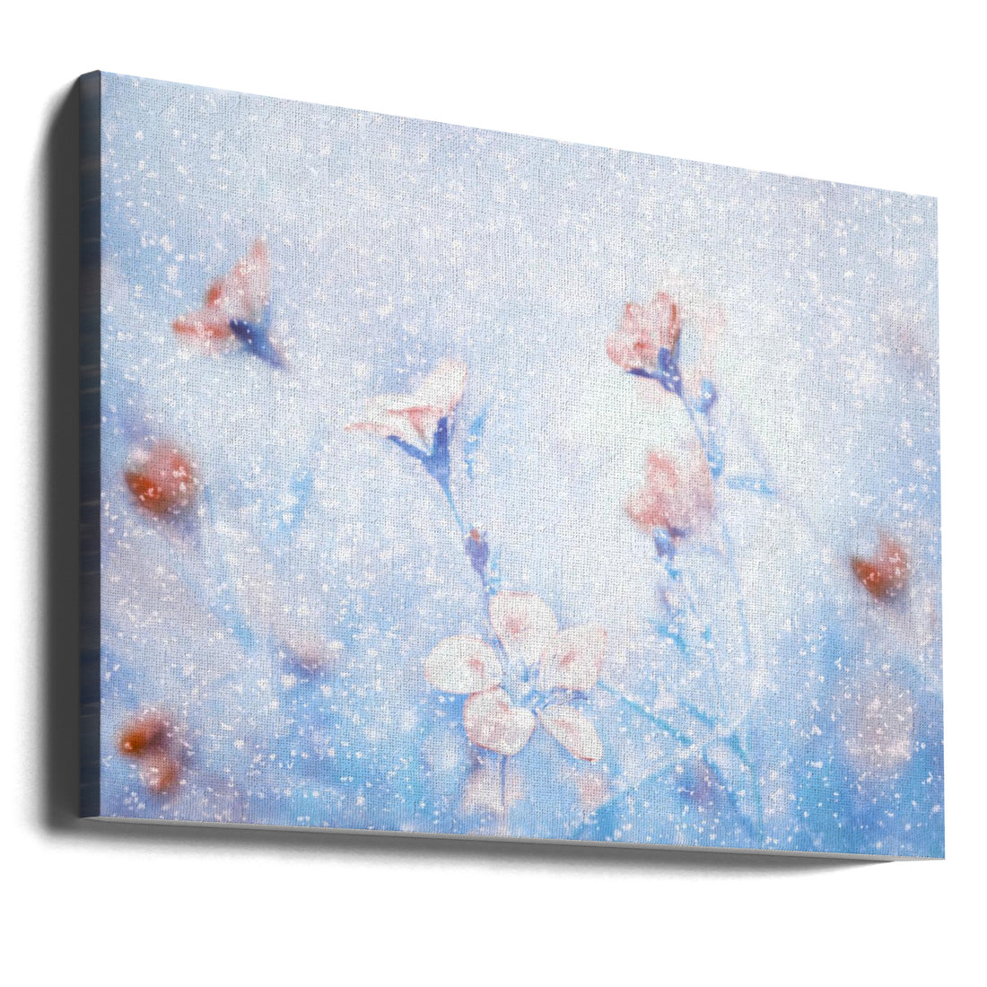 My Winter Garden by Delphine Devos | Snowy Garden, Large Canvas Wall Art Print | Artsy Earth