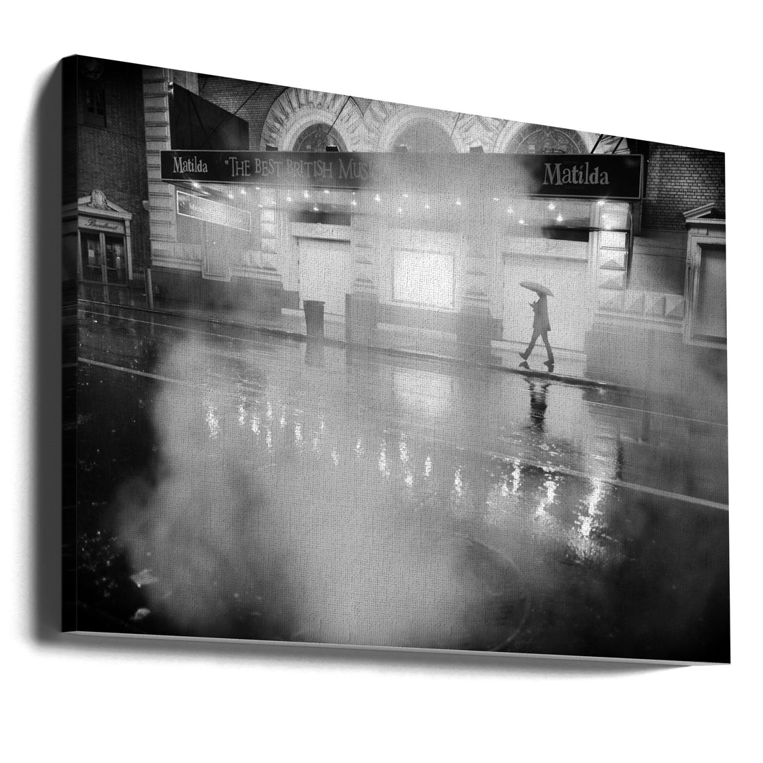 Manhattan Streets by Martin Froyda | New York Walking, Large Canvas Wall Art Print | Artsy Earth