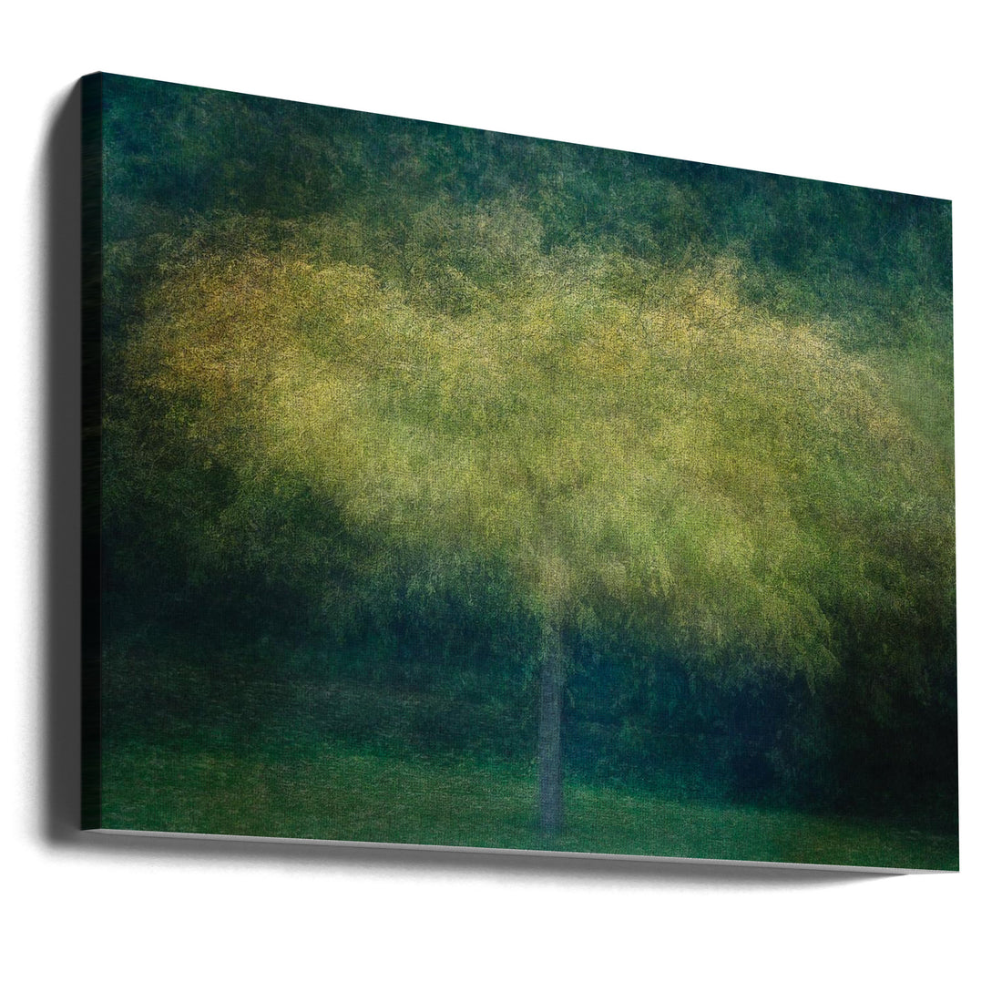 Lonely Tree Park by Katarina Holmström | Painterly Landscape Texture, Large Canvas Wall Art Print | Artsy Earth