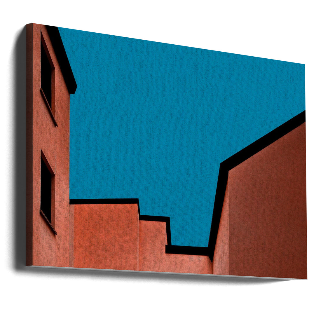 Architecture Bologna by Inge Schuster | Minimal Geometric Architecture, Large Canvas Wall Art Print | Artsy Earth