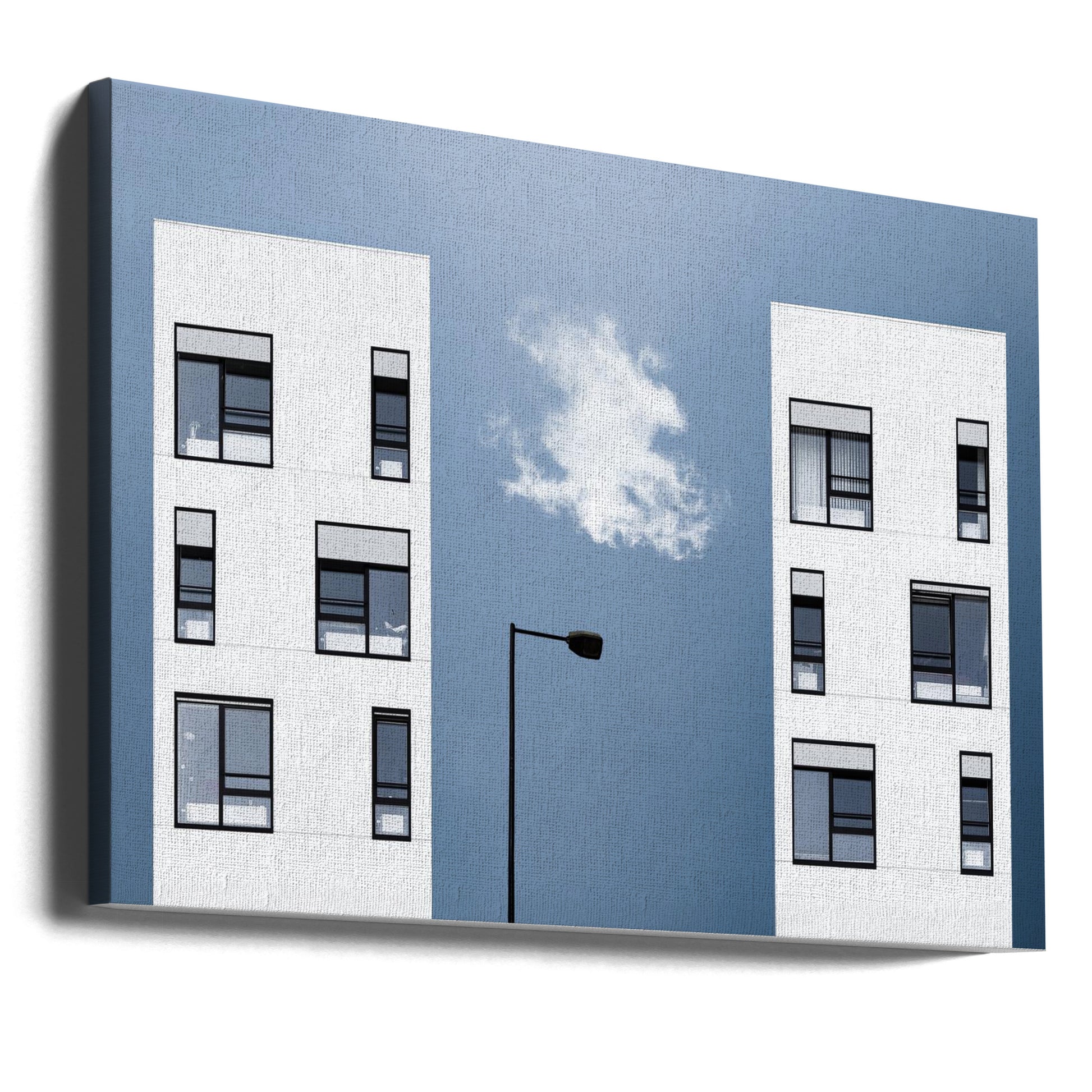 My Little Cloud by Inge Schuster | Minimal Architecture Sky, Large Canvas Wall Art Print | Artsy Earth