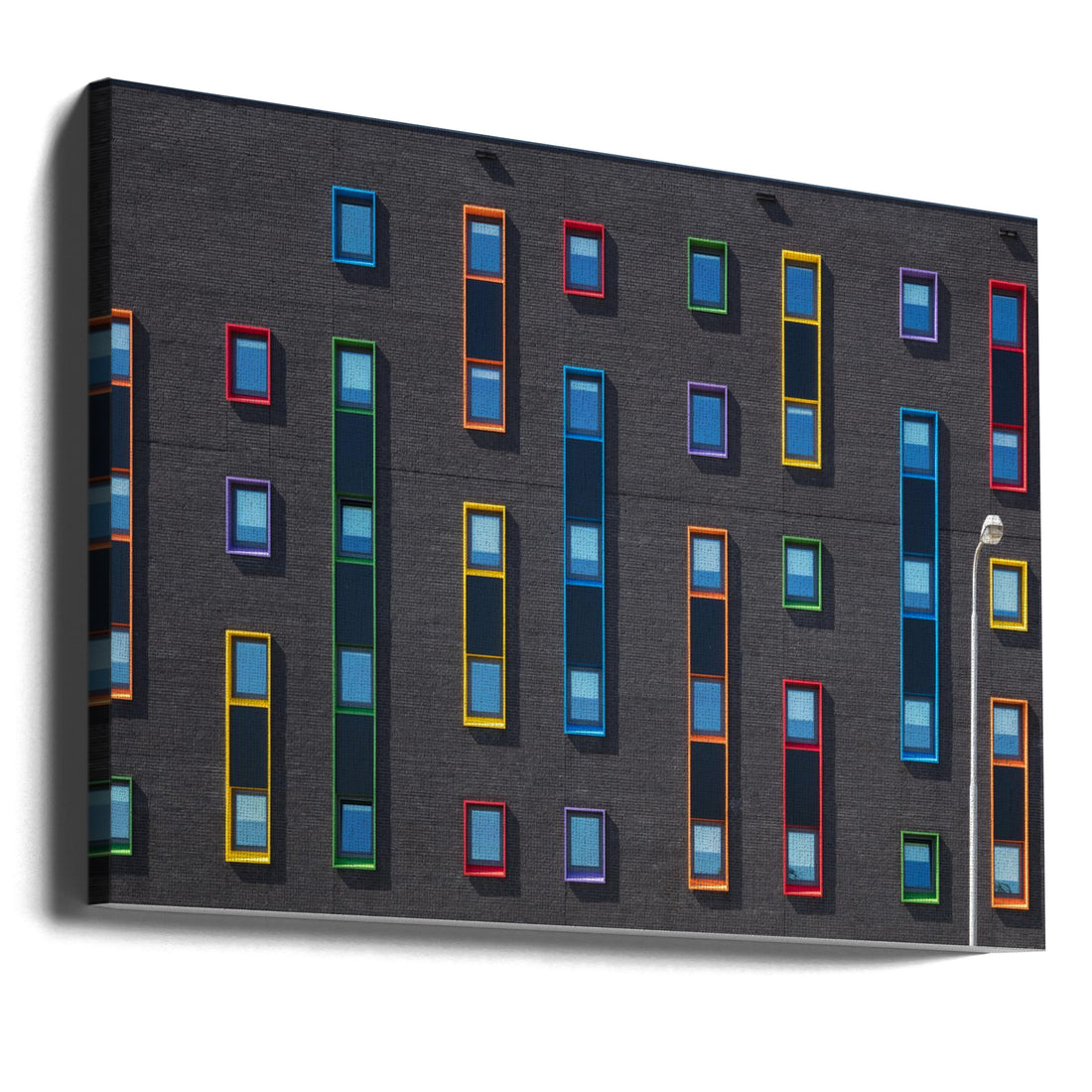 Hotel detail 01 by Theo Luycx | Colorful Hotel Architecture, Large Canvas Wall Art Print | Artsy Earth