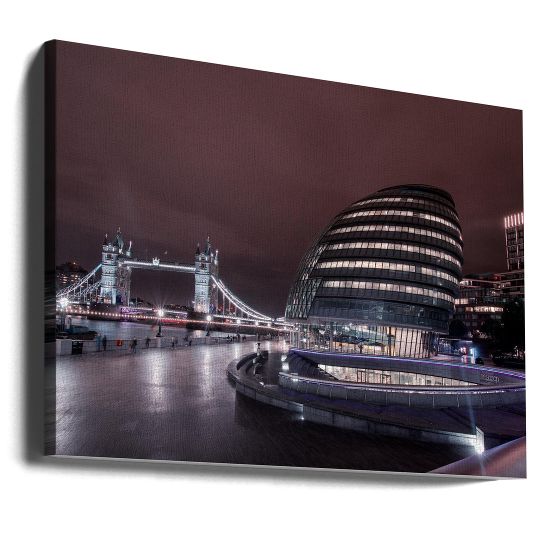 London City by Fabien Bravin | Tower Bridge Thames, Large Canvas Wall Art Print | Artsy Earth