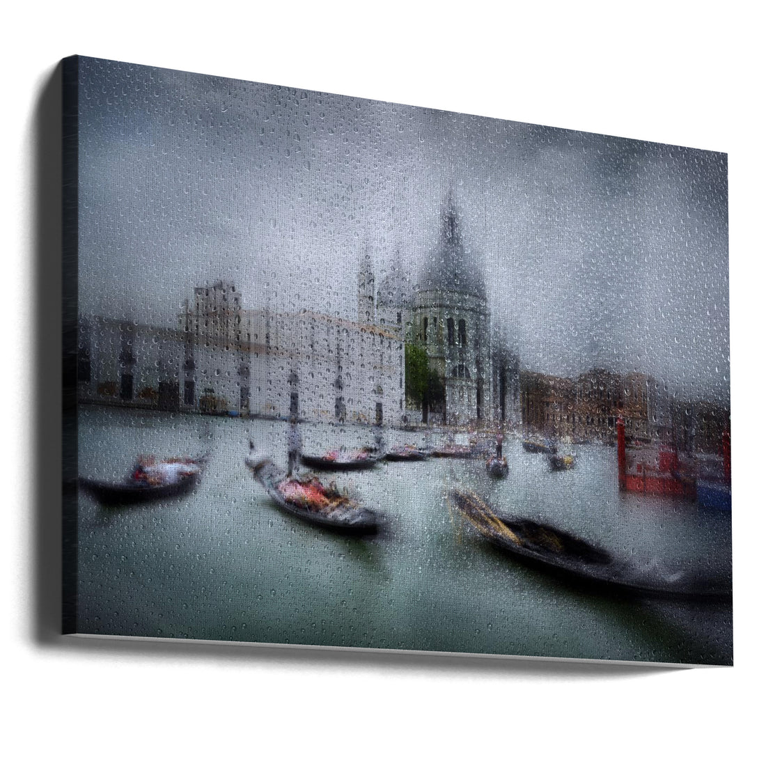 Raining in Venice by Fran Osuna | Venice Canal Cathedral, Large Canvas Wall Art Print | Artsy Earth