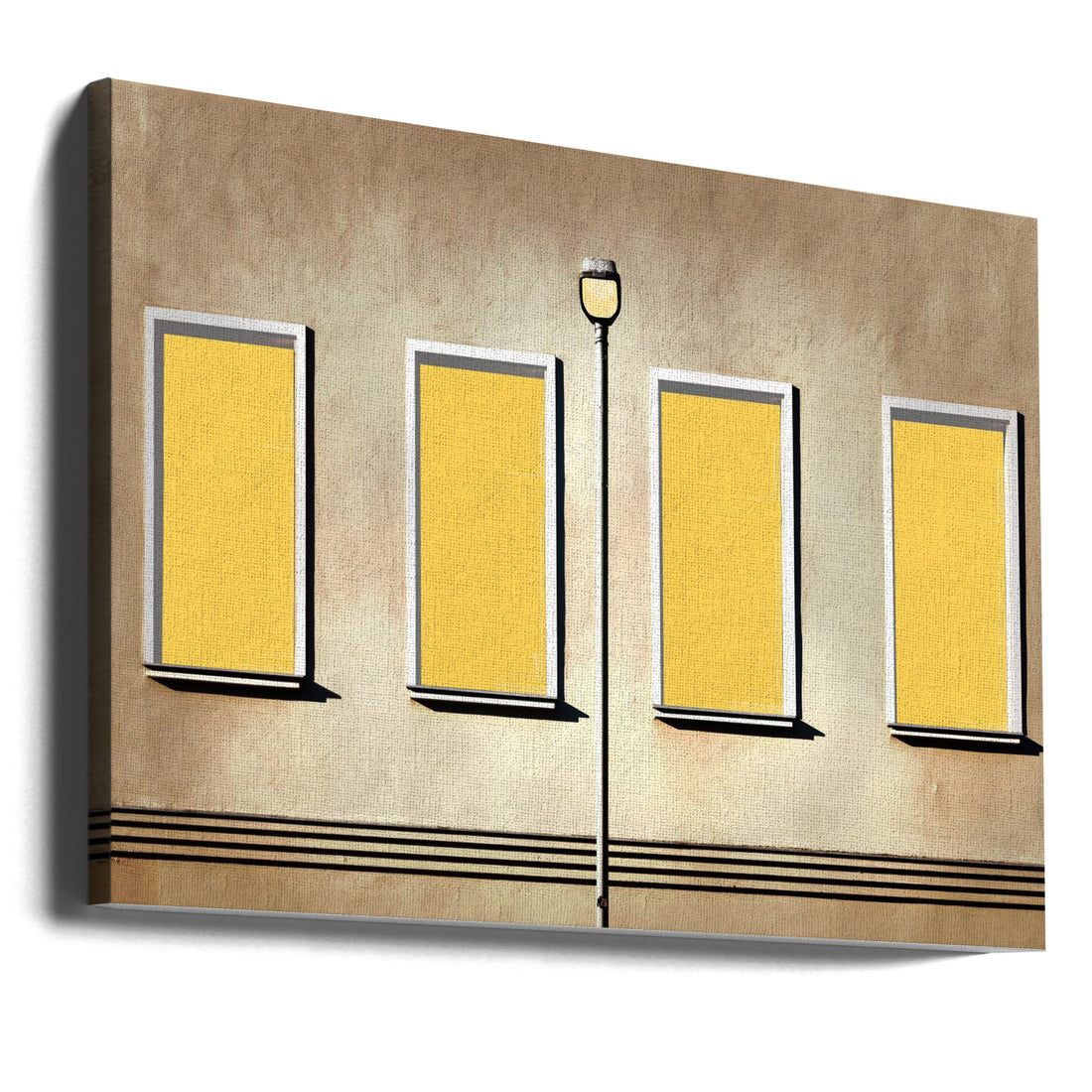 Urban Facade Art by Marc Huybrighs | Abstract Building Facade, Large Canvas Wall Art Print | Artsy Earth