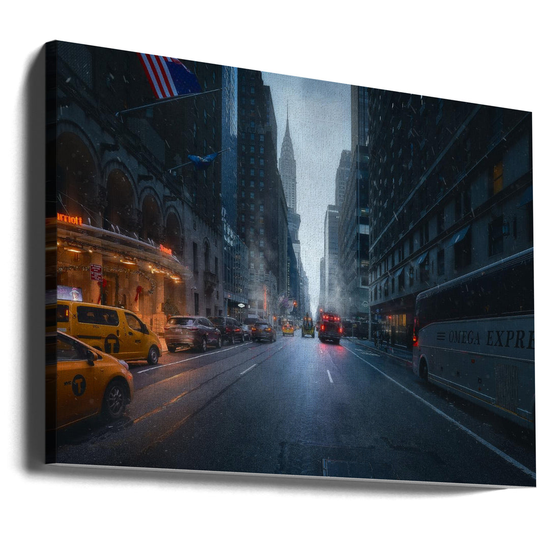 Good Morning NY by Javier De La Torre | New York Cityscape, Large Canvas Wall Art Print | Artsy Earth