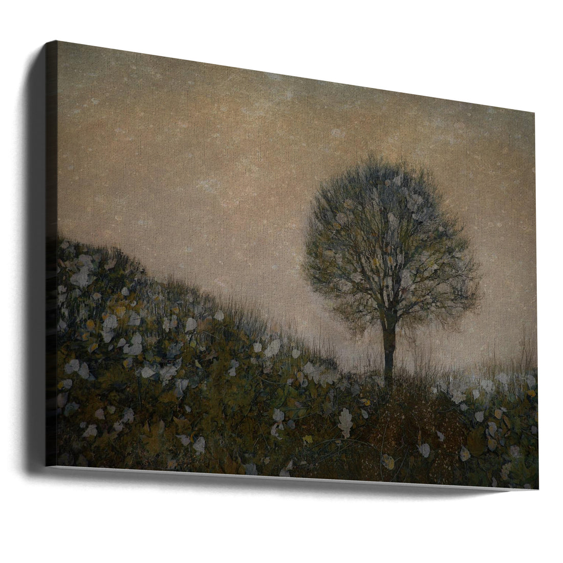 Lonely Tree by Nel Talen | Abstract Painterly Landscape, Large Canvas Wall Art Print | Artsy Earth