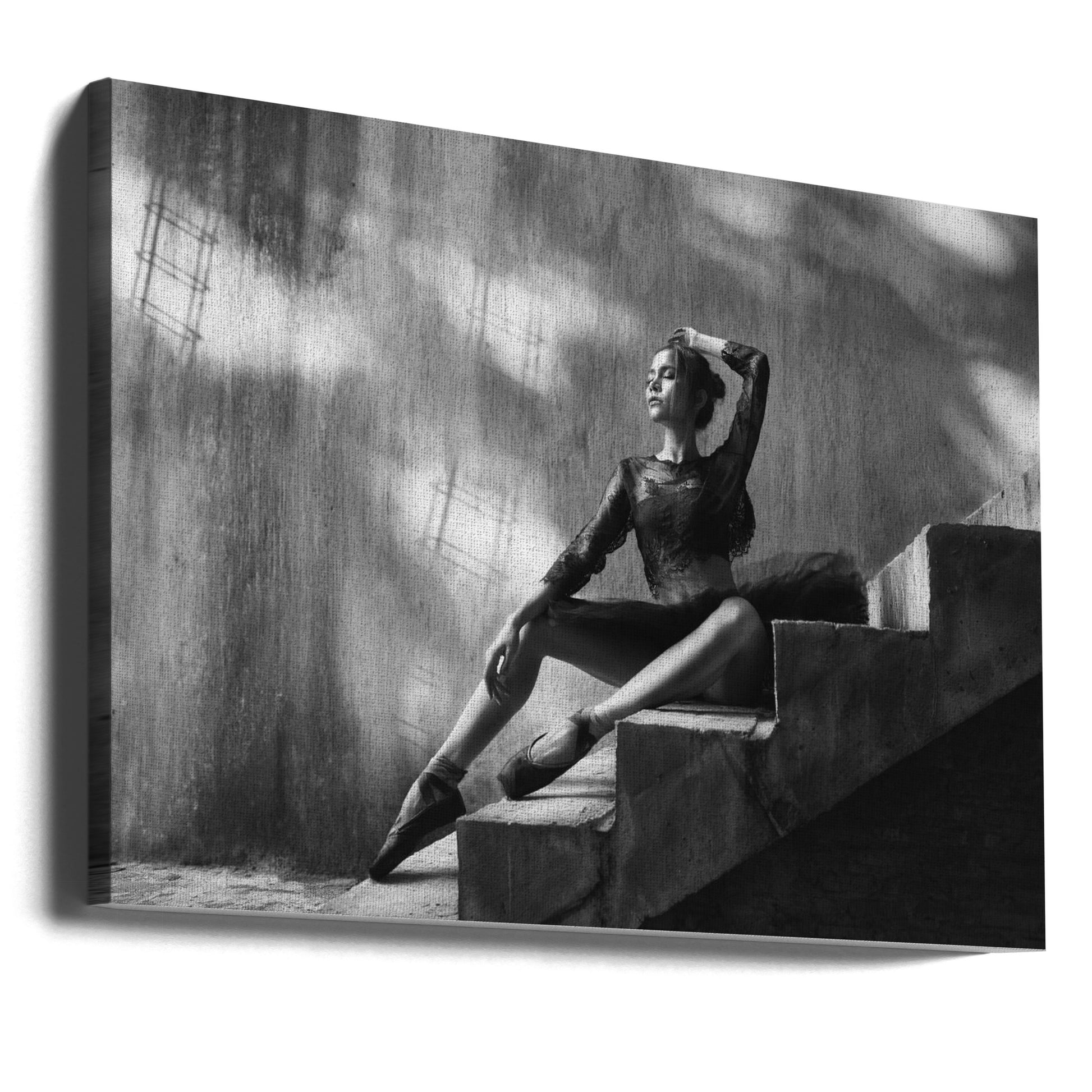 Ballet Dancer Portrait by Sebastian Kisworo | Ballerina Performance Art, Large Canvas Wall Art Print | Artsy Earth