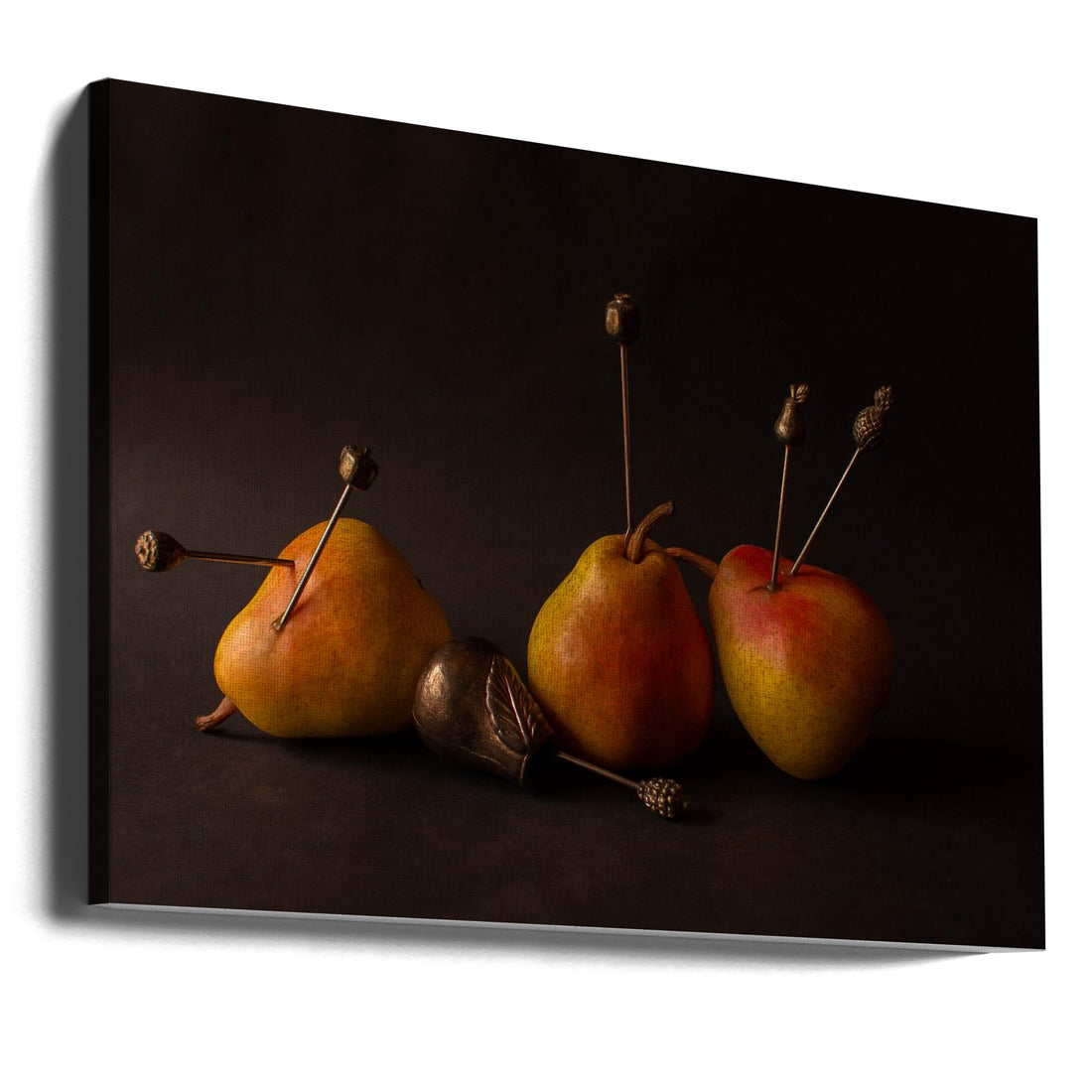 Acts of Cruelty by Ludmila Shumilova | Pierced Fruit Still Life, Large Canvas Wall Art Print | Artsy Earth