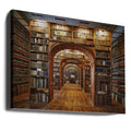 Upper Lausitzian Library by Patrick Aurednik | Library Architecture Interior, Large Canvas Wall Art Print | Artsy Earth