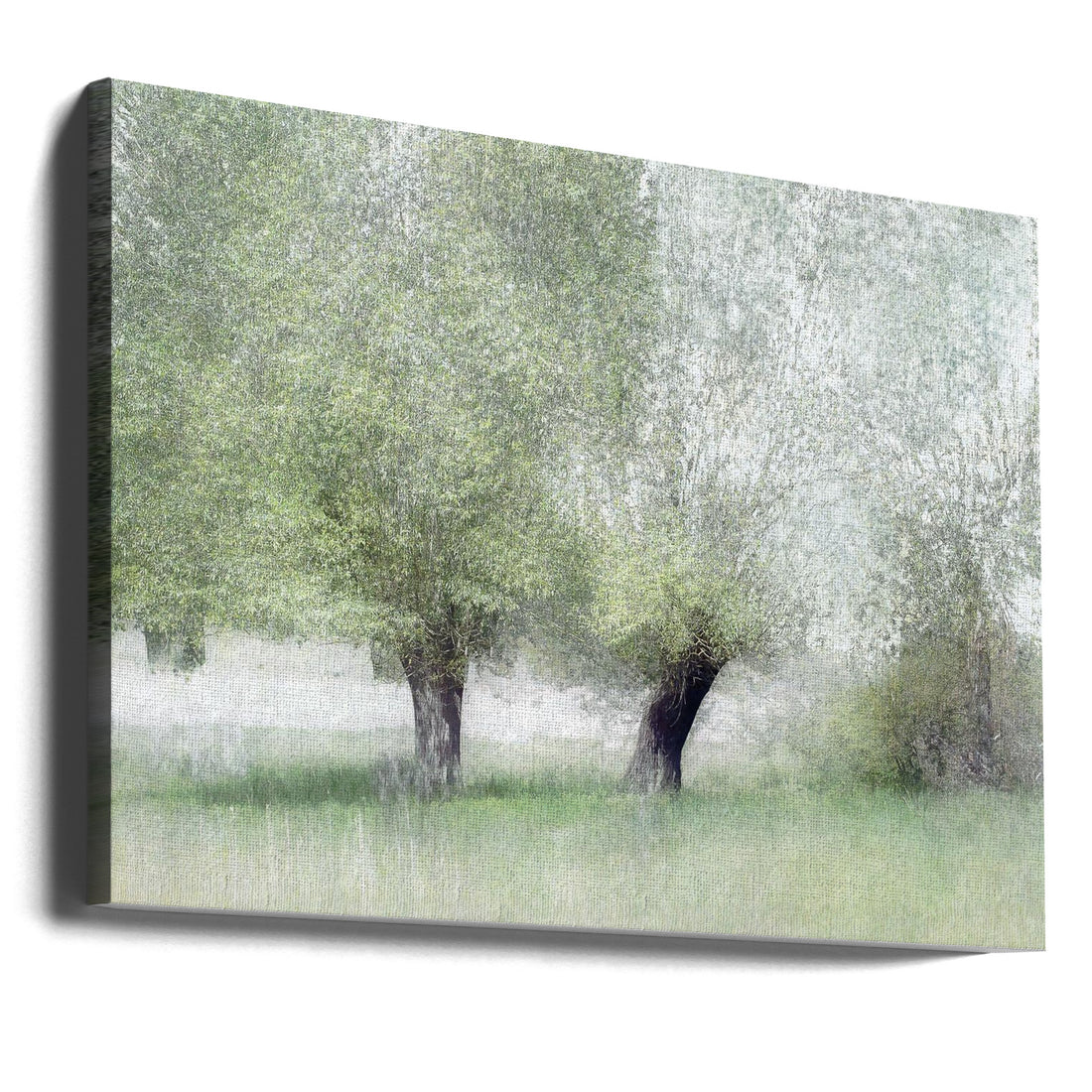 Young Green by Nel Talen | Abstract Green Landscape, Large Canvas Wall Art Print | Artsy Earth