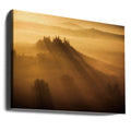 Tuscany Sunlight by Rostovskiy Anton | Misty Rolling Hills, Large Canvas Wall Art Print | Artsy Earth