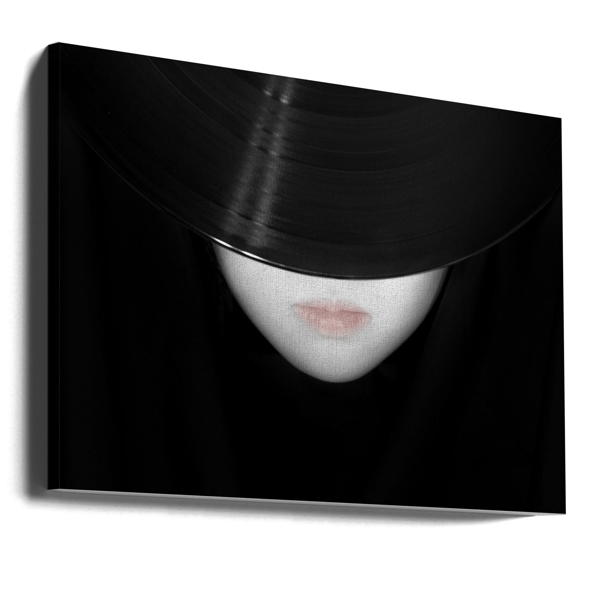 Hiding in LP by Takashi Suzuki | Dark Music Anonymous, Large Canvas Wall Art Print | Artsy Earth