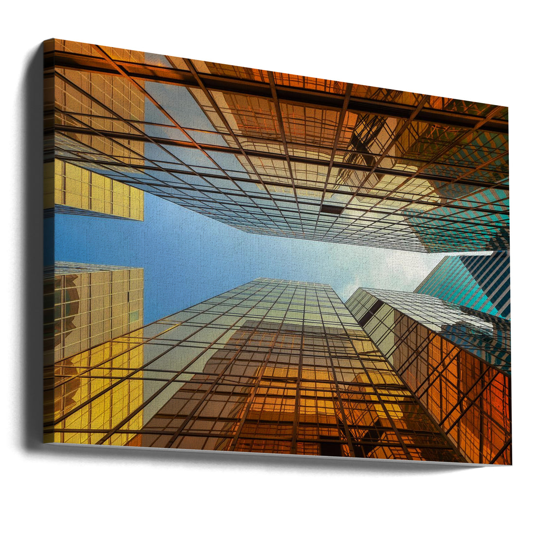 Reflective Surface by Fabrizio Massetti | Modern Urban Architecture, Large Canvas Wall Art Print | Artsy Earth