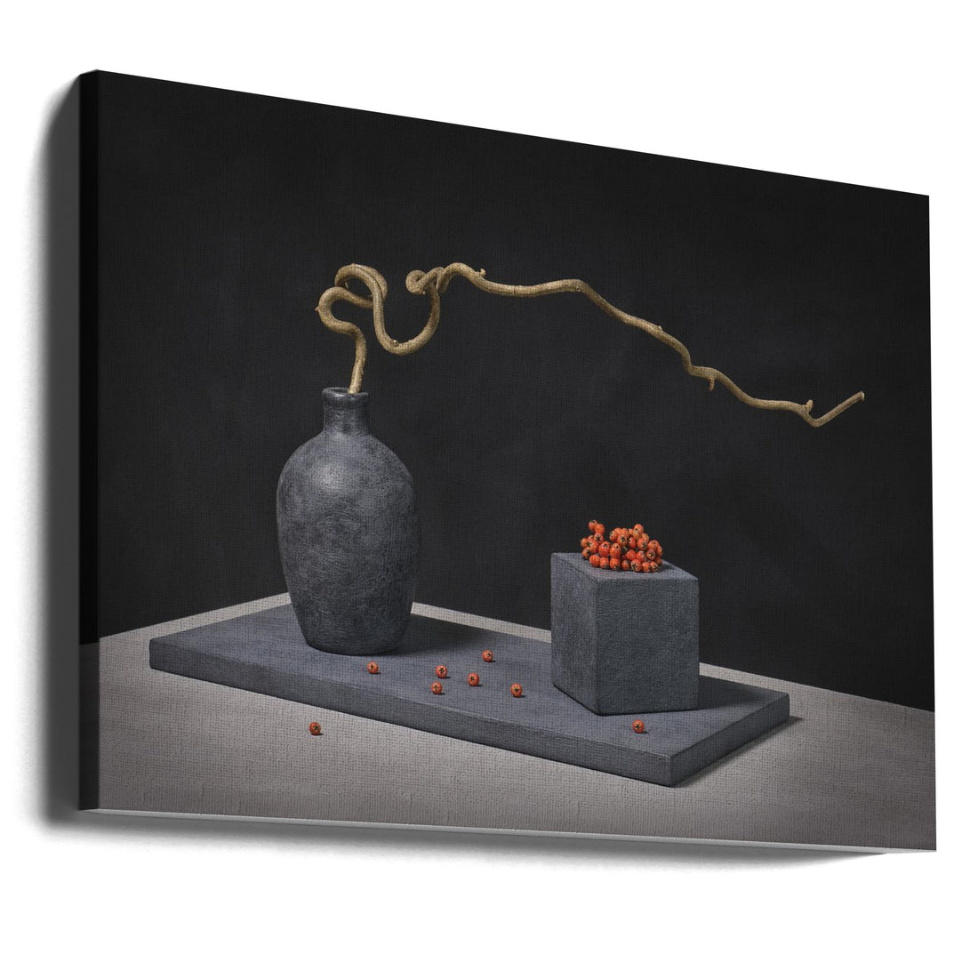 Zen Still Life by Christophe Verot | Minimalist Ikebana Art, Large Canvas Wall Art Print | Artsy Earth