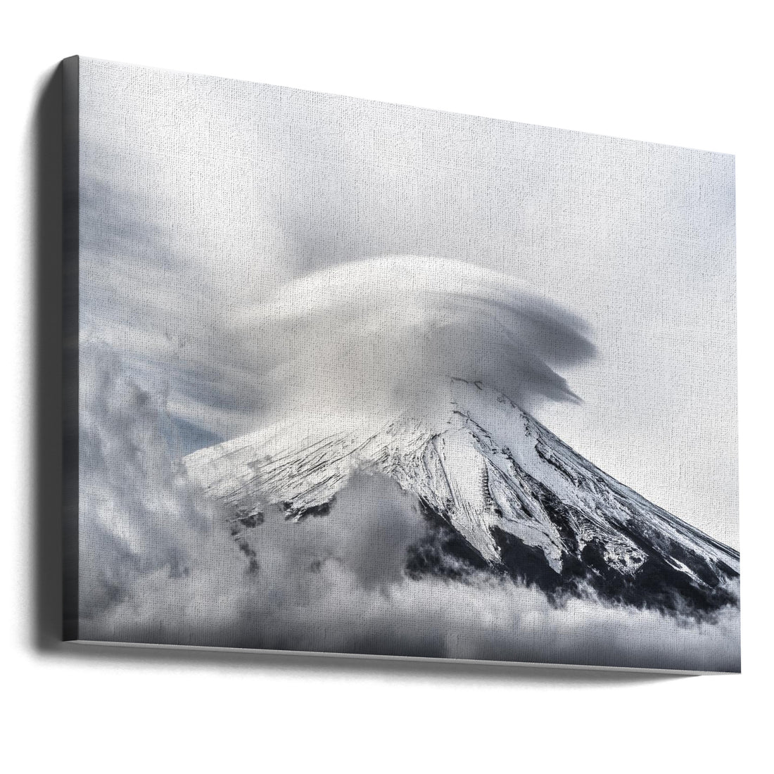 Umbrella Cloud Fuji by Takashi Suzuki | Mount Fuji Landmark, Large Canvas Wall Art Print | Artsy Earth