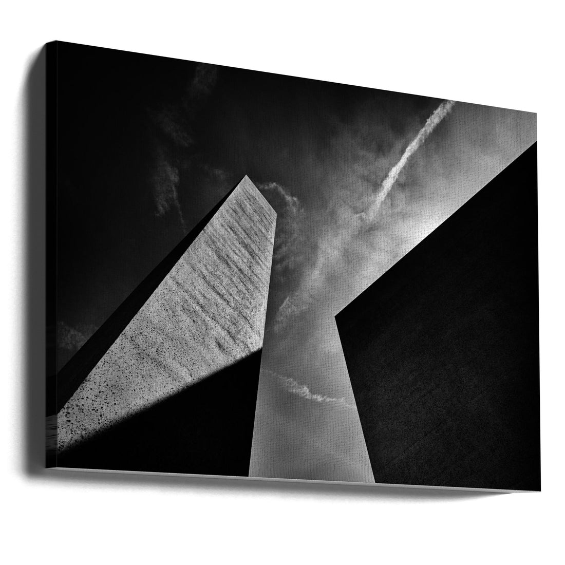 Monolith by Aleš Klabus | Minimalist Architecture Geometry, Large Canvas Wall Art Print | Artsy Earth