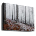 Frosty Forest Panorama by Burim Muqa | Winter Landscape, Large Canvas Wall Art Print | Artsy Earth