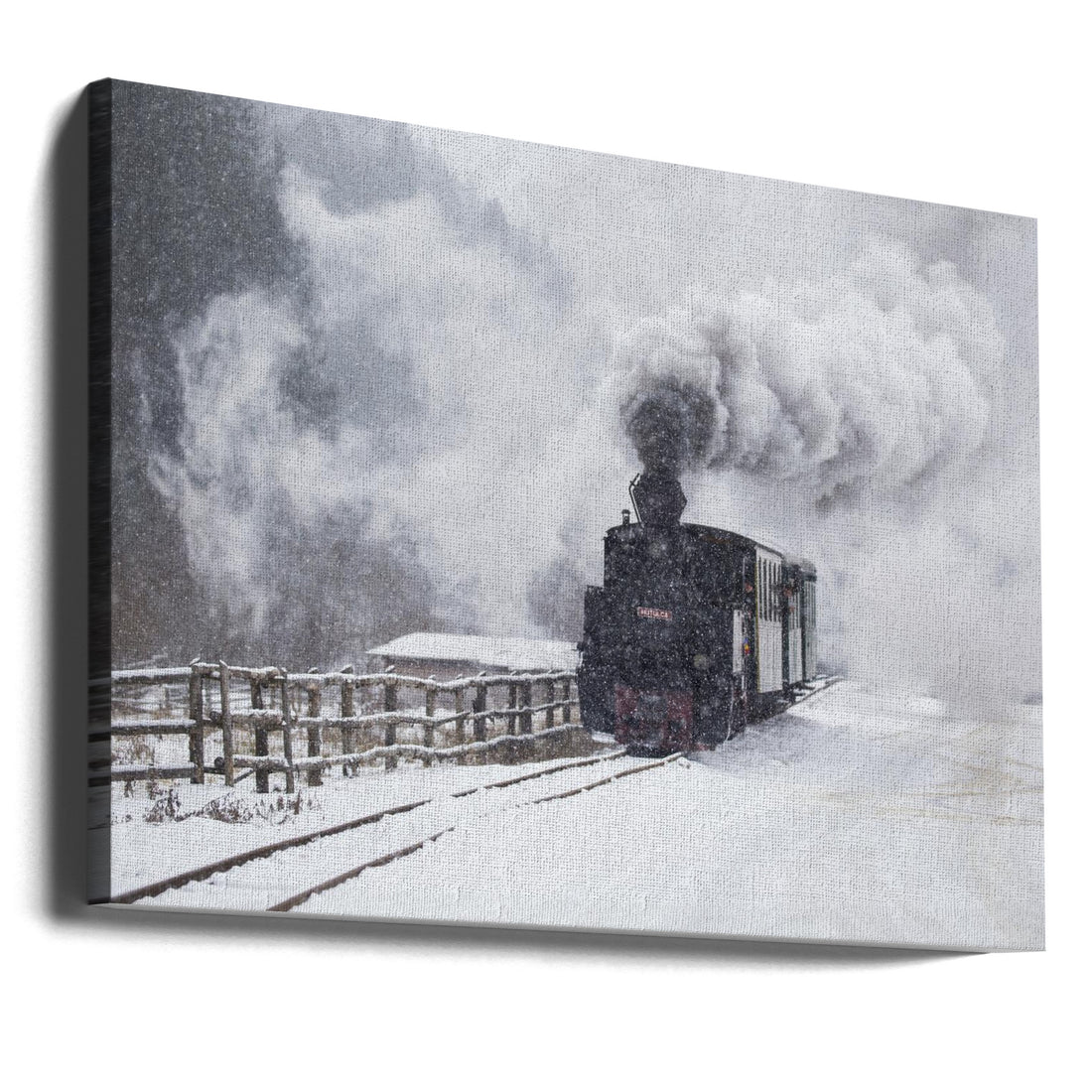 Mocanita Hutulca by Sveduneac Dorin Lucian | Steam Train Railway, Large Canvas Wall Art Print | Artsy Earth