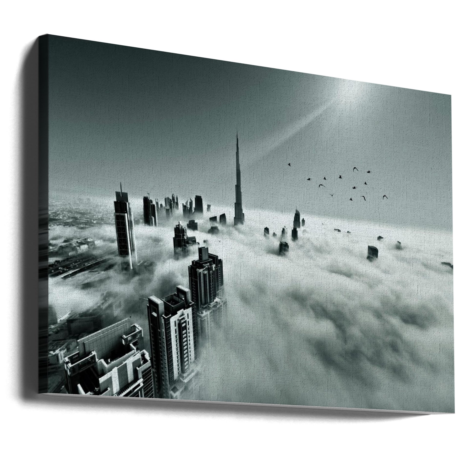 Up up and Above by Naufal | Dubai Aerial View, Large Canvas Wall Art Print | Artsy Earth