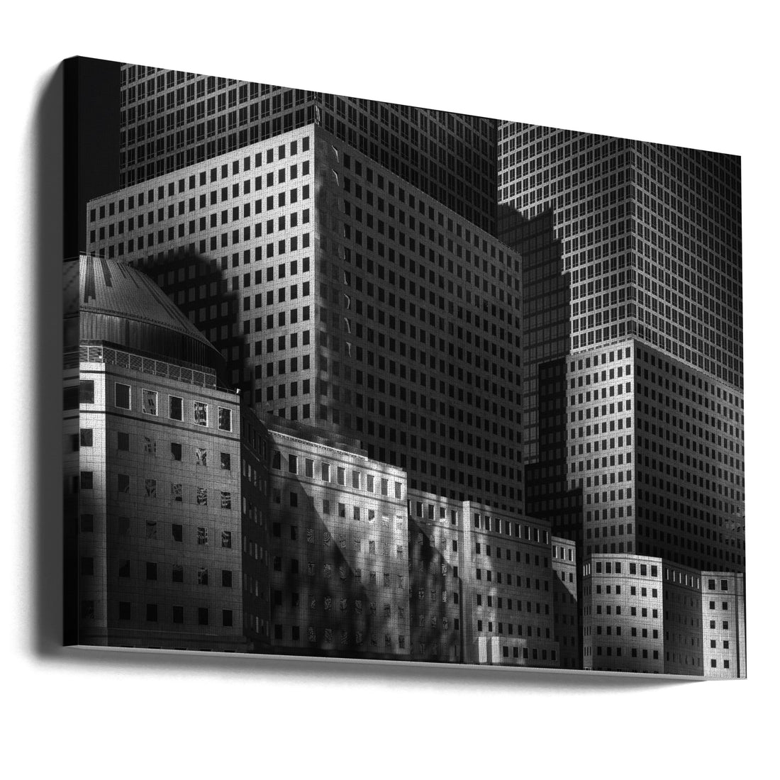 Lego City by Jorge Ruiz Dueso | Manhattan Architecture Geometry, Large Canvas Wall Art Print | Artsy Earth