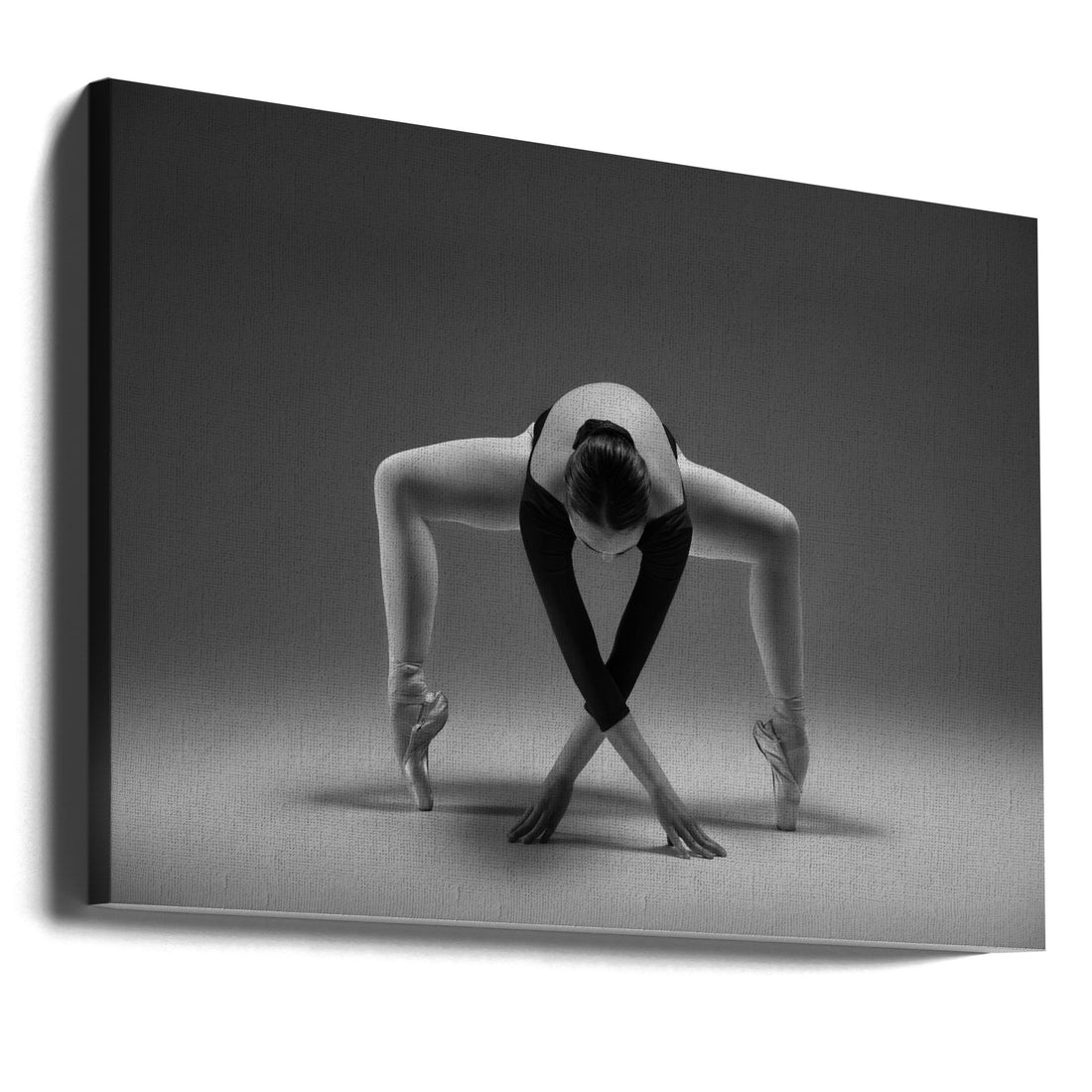 Elegant Ballet Dance by Rob Li | Graceful Ballerina Performance, Large Canvas Wall Art Print | Artsy Earth