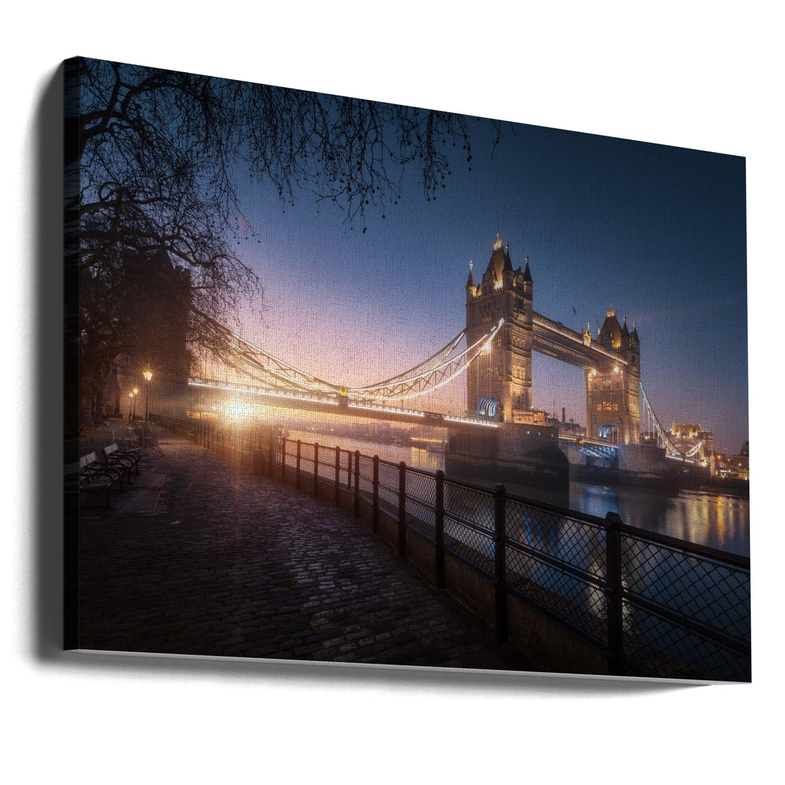 London Thames View by Juan Pablo De Miguel | London River Cityscape, Large Canvas Wall Art Print | Artsy Earth