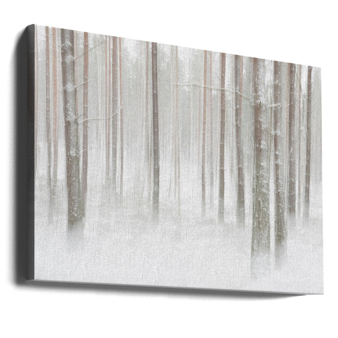 Snowy Swedish Forest by Christian Lindsten | Winter Landscape, Large Canvas Wall Art Print | Artsy Earth