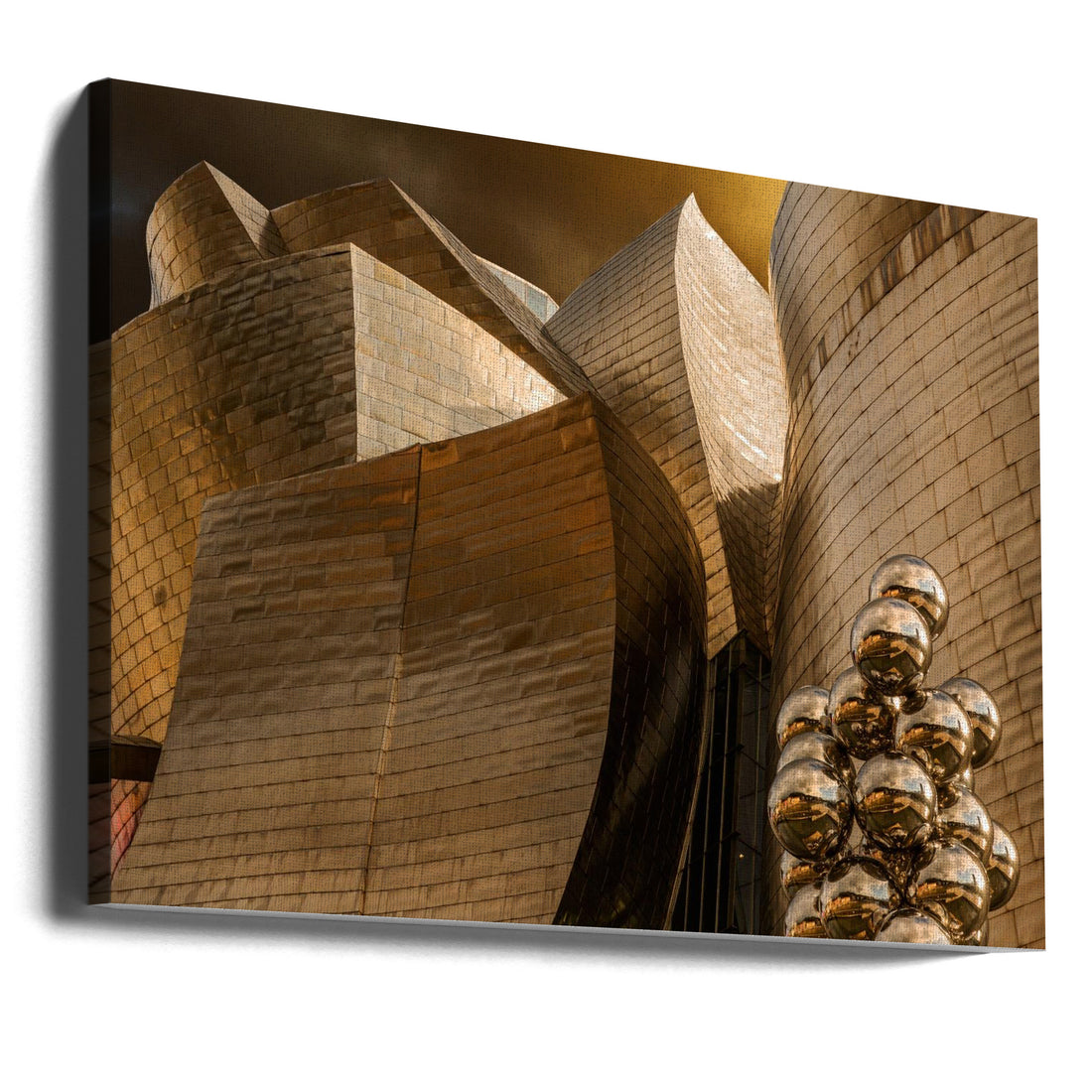 Reflections on Spheres by Jois Domont ( J.l.g.) | Modern Architecture Museum, Large Canvas Wall Art Print | Artsy Earth