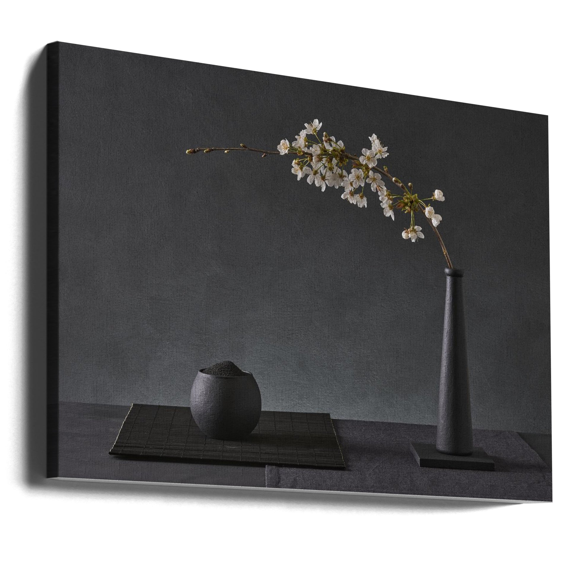 Cherry Blossom Zen by Christophe Verot | Japanese Floral Minimalism, Large Canvas Wall Art Print | Artsy Earth