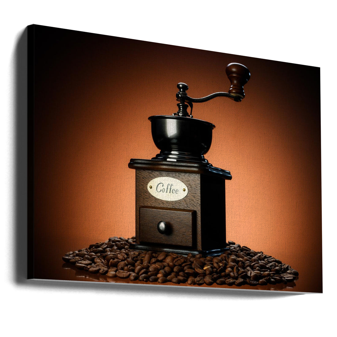 coffee time by Rostovskiy Anton | Coffee Bean Grinder, Large Canvas Wall Art Print | Artsy Earth