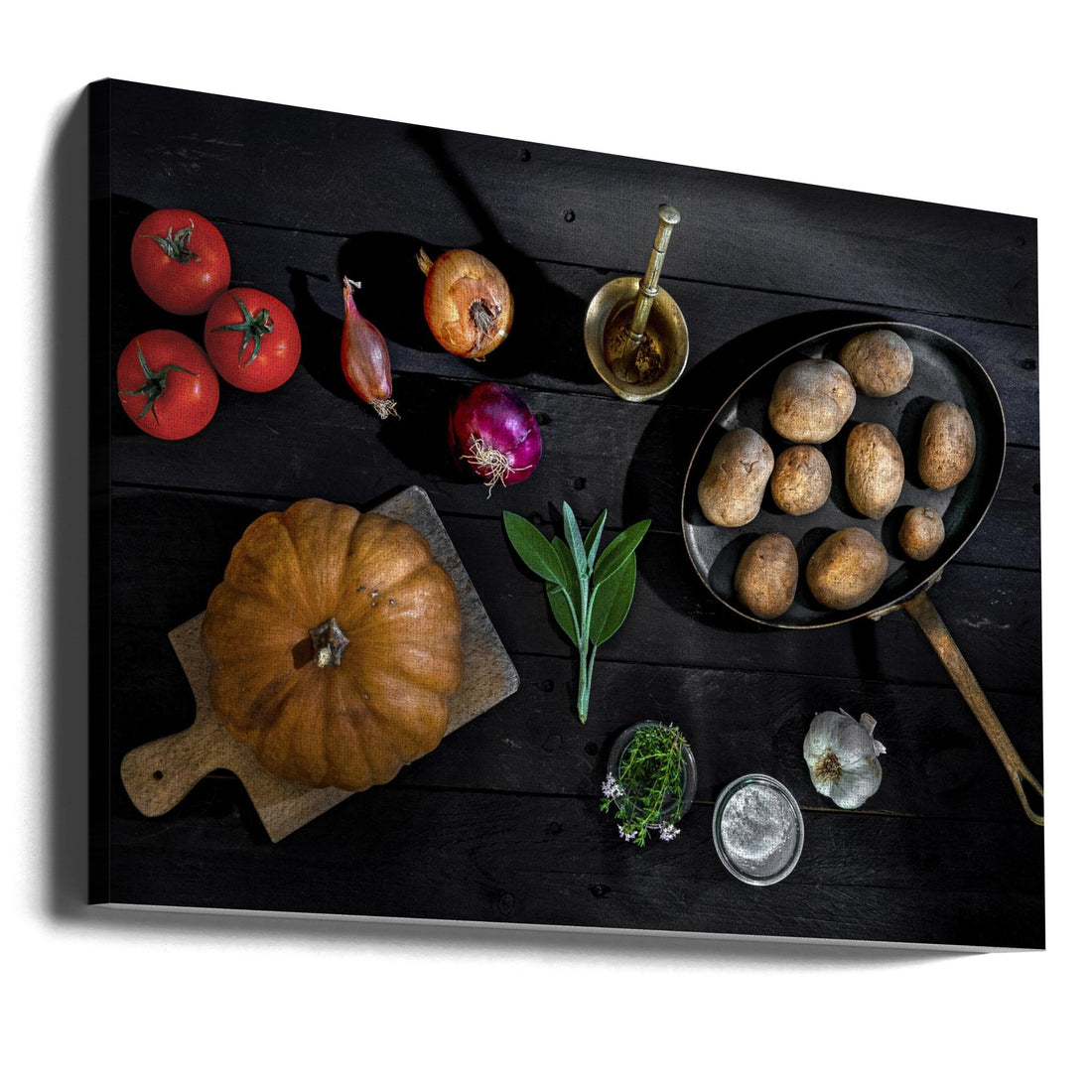 Rustic Soup by Christian Marcel | Cooking Ingredients Kitchen, Large Canvas Wall Art Print | Artsy Earth