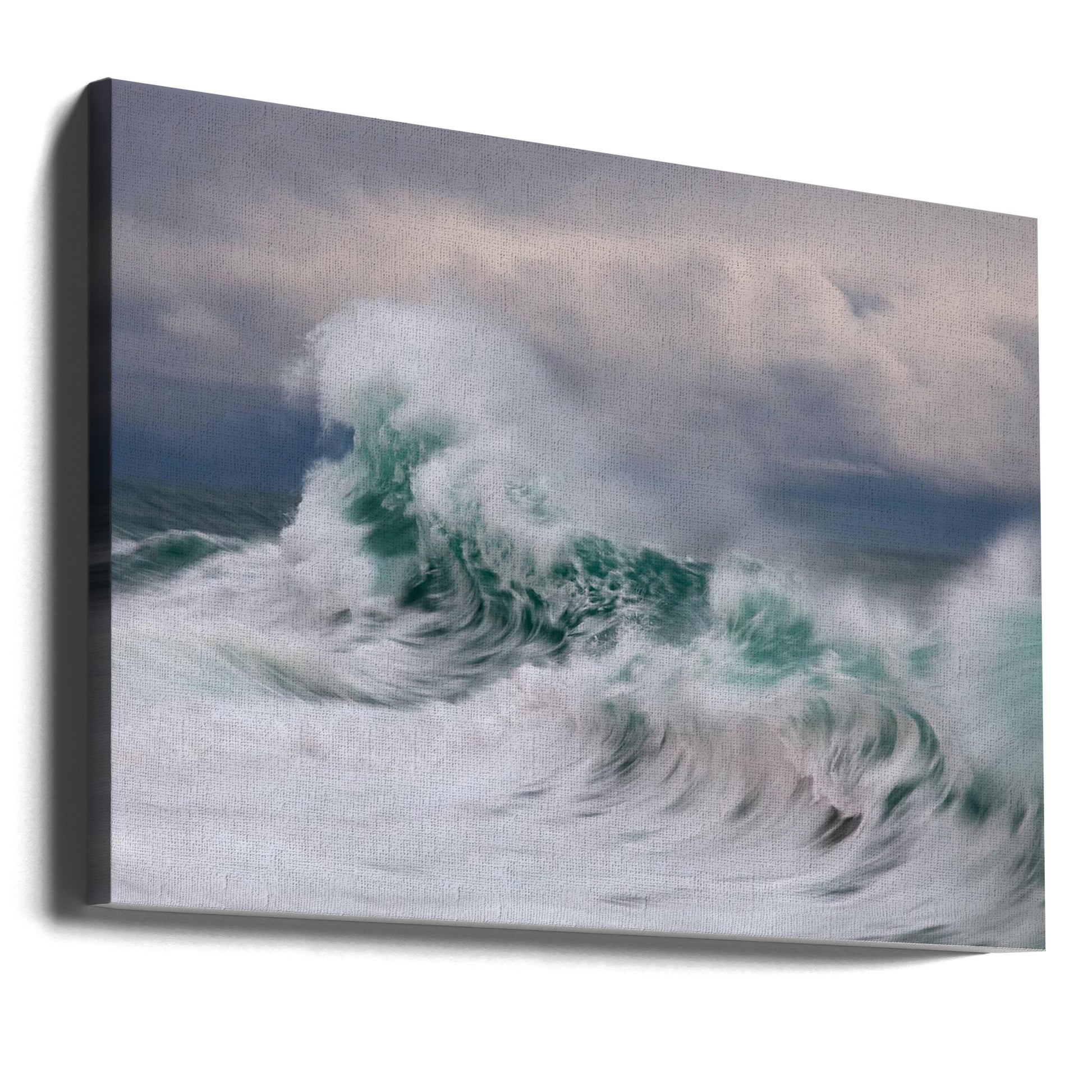 Ocean Wave Storm by Paolo Bolla | Dramatic Seascape Power, Large Canvas Wall Art Print | Artsy Earth