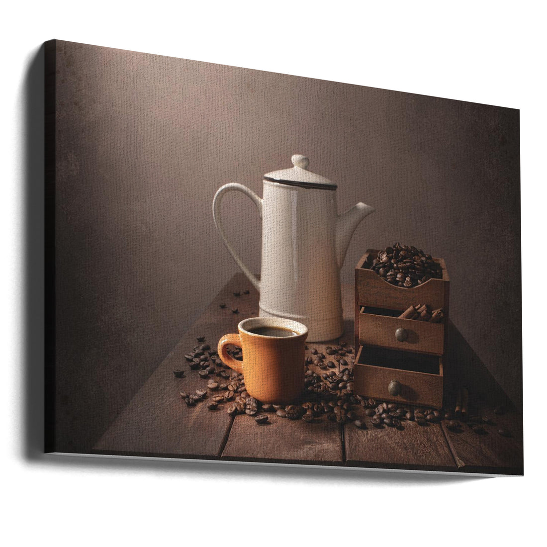 Coffee Aroma by Margareth Perfoncio | Coffee Bean Fragrance, Large Canvas Wall Art Print | Artsy Earth