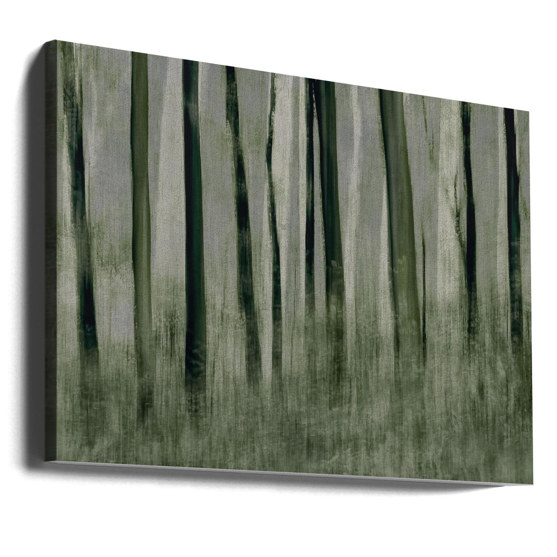 Trees in Motion by Nel Talen | Abstract Forest Landscape, Large Canvas Wall Art Print | Artsy Earth