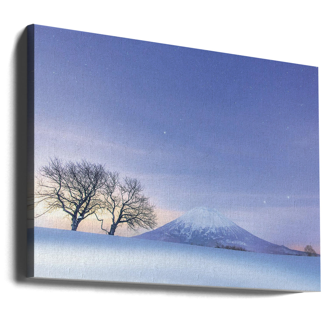 Blue Fantasy by Mitsuhiko.kamada | Snowy Mount Fuji, Large Canvas Wall Art Print | Artsy Earth