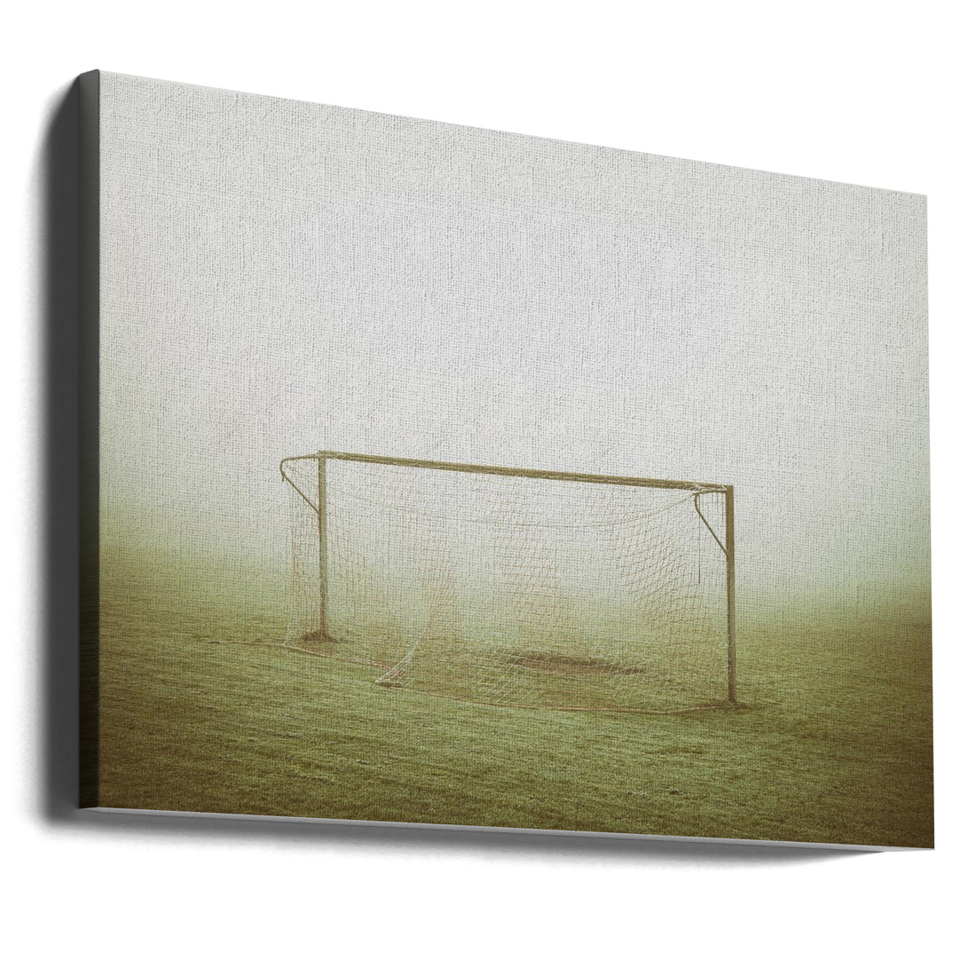 fog play by Jürgen Hartlieb | Foggy Soccer Field, Large Canvas Wall Art Print | Artsy Earth