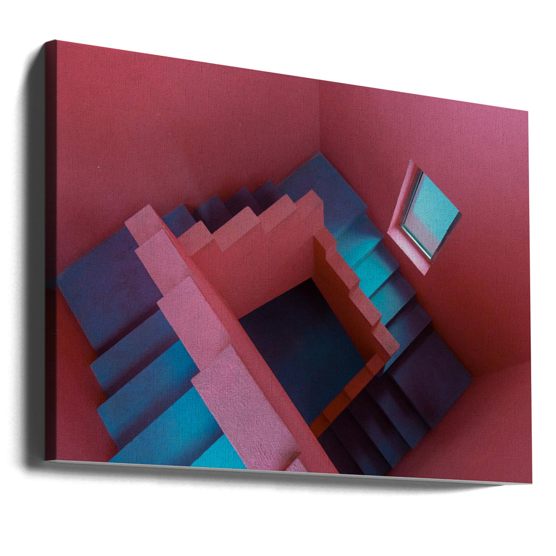 Monument Valley by Jonas Daley | Geometric Architecture Stairs, Large Canvas Wall Art Print | Artsy Earth