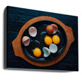 Farm Eggs by Aleksandrova Karina | Dark Food Photography, Large Canvas Wall Art Print | Artsy Earth