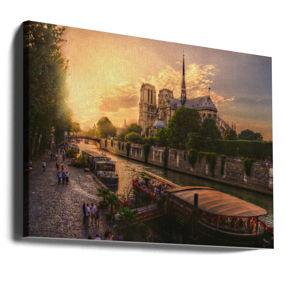 Notre Dame Cathedral by Mohamed Kazzaz | Gothic Architecture France, Large Canvas Wall Art Print | Artsy Earth