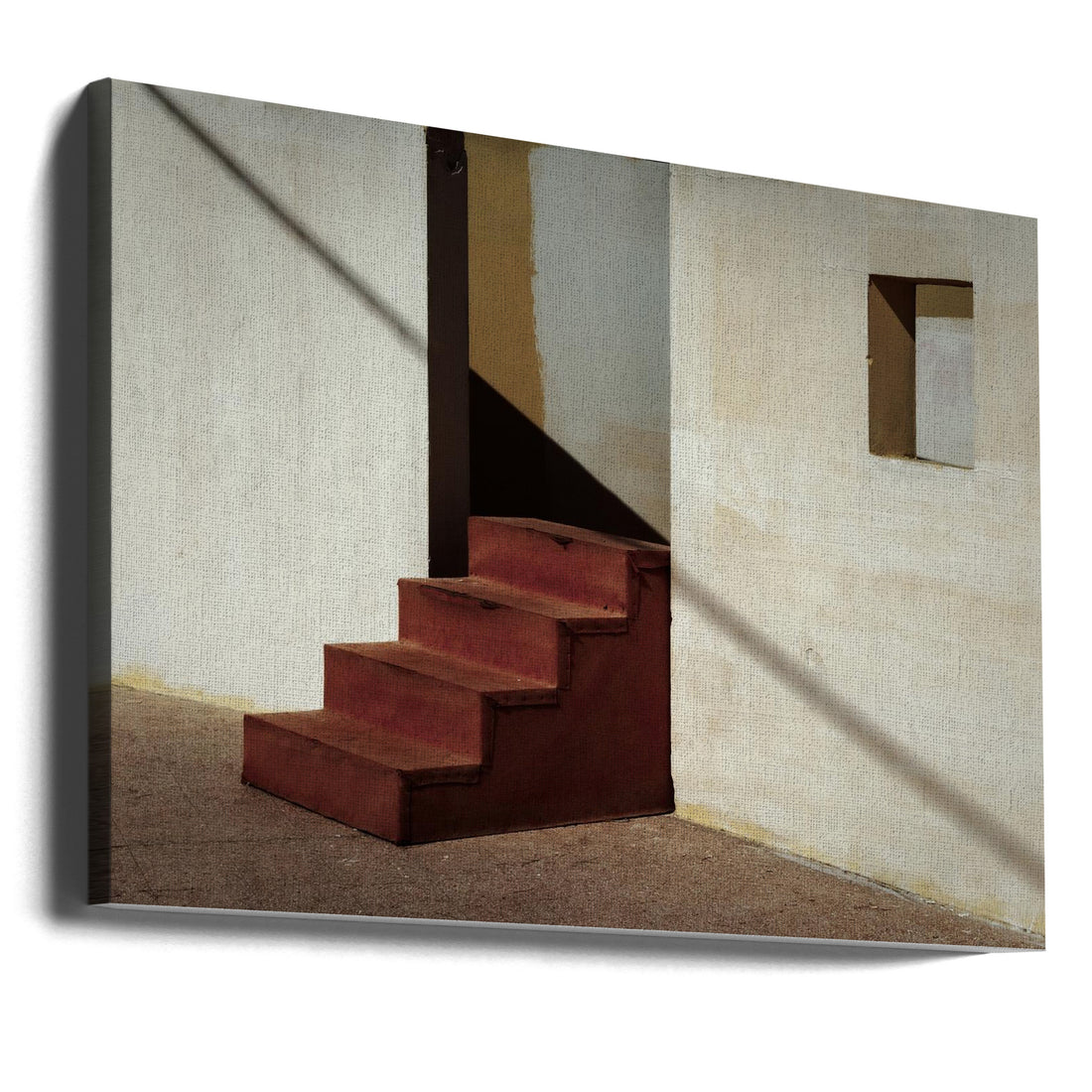 Minimal Stairs by Luigi Greco | Geometric Architecture Minimalism, Large Canvas Wall Art Print | Artsy Earth